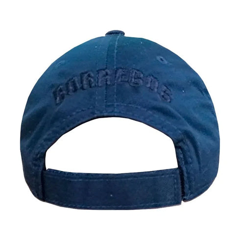 Navy Sheepskin cap with navy logo
